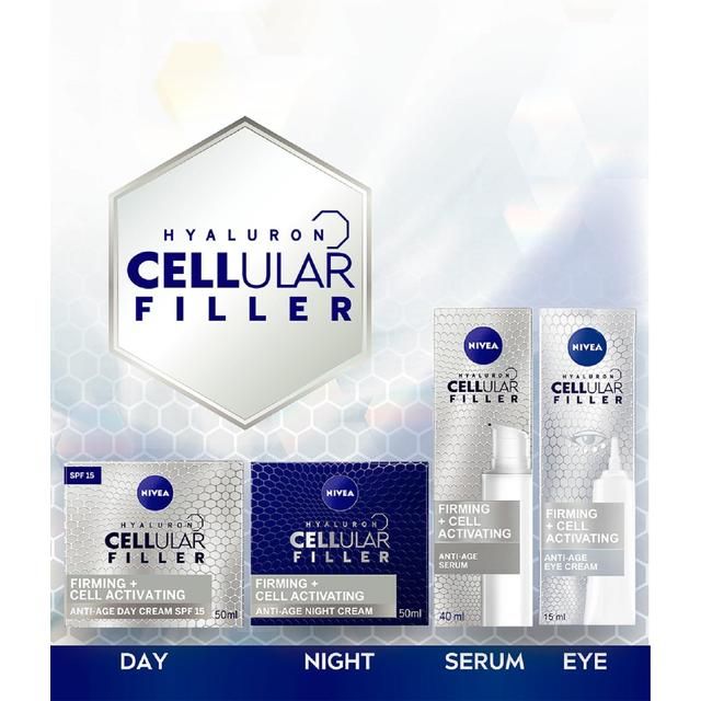 NIVEA Hyaluron Cellular Filler Anti-Age Day Cream SPF15   50ml GOODS M&S   