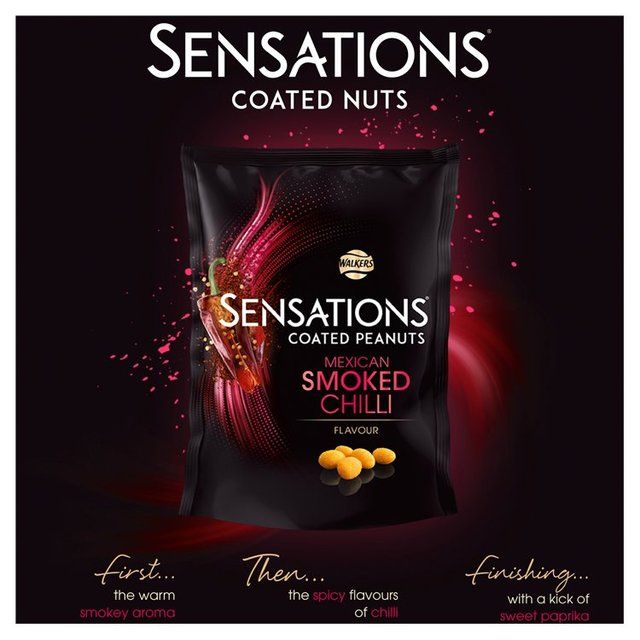 Sensations Mexican Smoked Chilli Coated Sharing Peanuts   150g GOODS M&S   