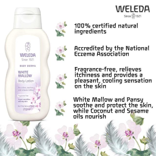 Weleda Baby White Mallow Body Lotion   200ml