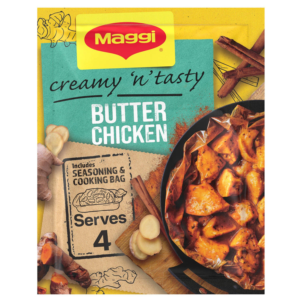 Maggi So Juicy Creamy & Tasty Butter Chicken Herbs & Spices Recipe Mix