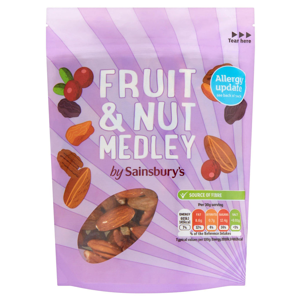 Sainsbury's Fruit & Nut Medley 200g