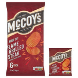 McCoy's Flame Grilled Steak Multipack Crisps   6 per pack GOODS M&S   