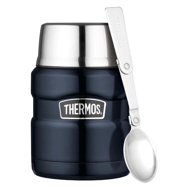 Thermos Stainless King Food Flask 0.47L Blue Perfumes, Aftershaves & Gift Sets M&S   