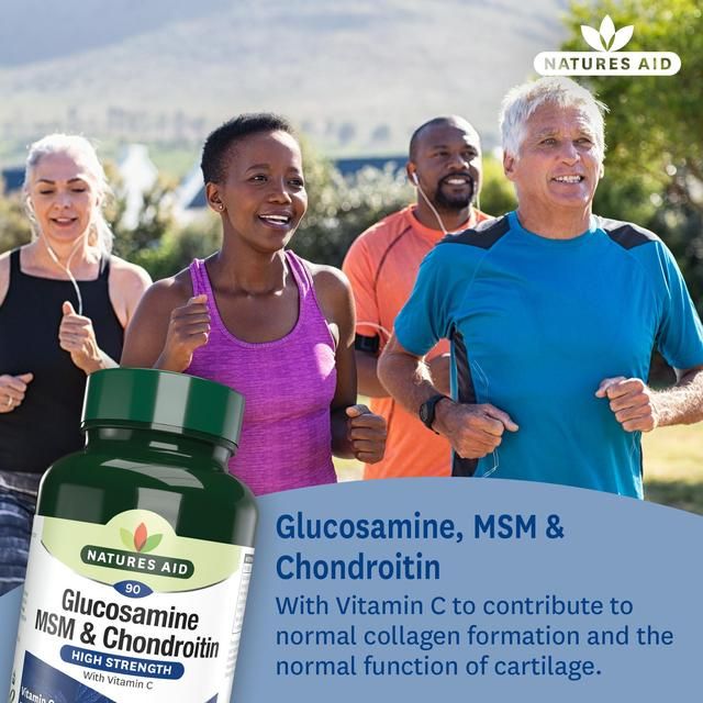 Natures Aid Glucosamine MSM & Chondroitin    90 per pack GOODS M&S   