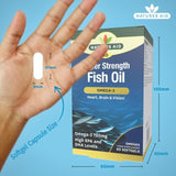 Natures Aid Super Strength Omega-3 Fish Oil Softgels   60 per pack GOODS M&S   