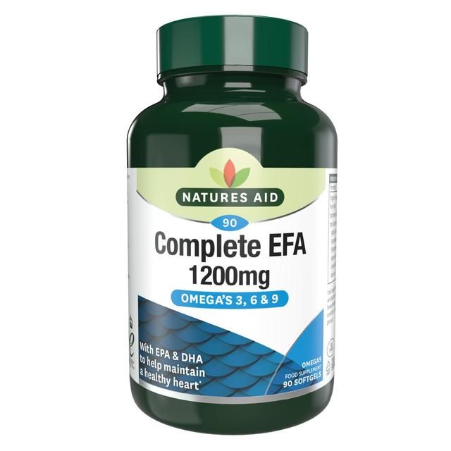 Natures Aid Complete EFA Omega's 36 & 9 Soft Gel Capsules    90 per pack