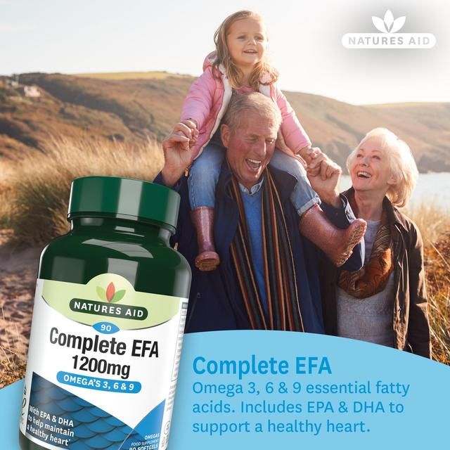 Natures Aid Complete EFA Omega's 36 & 9 Soft Gel Capsules    90 per pack GOODS M&S   