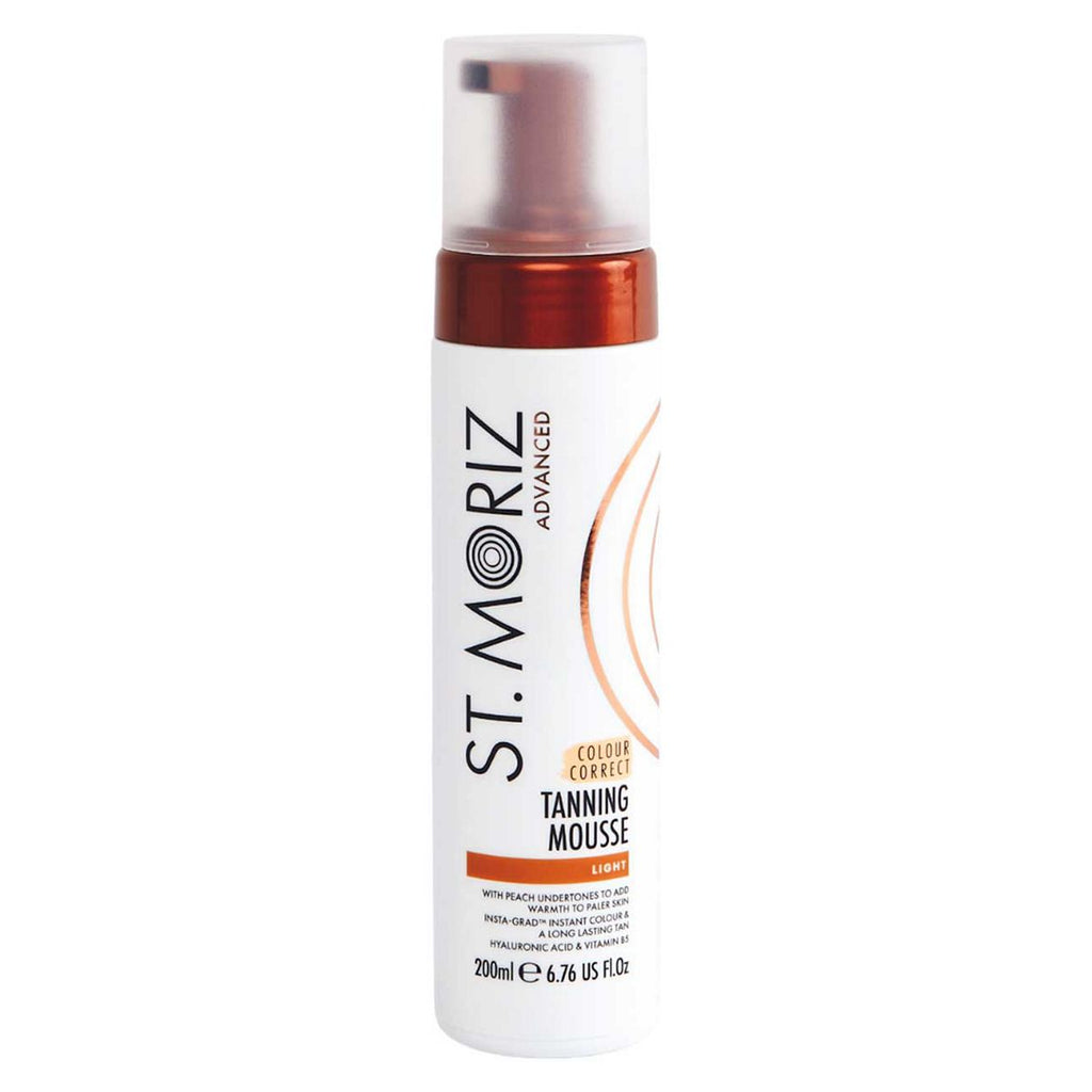 St Moriz Advanced Colour Correcting Tanning Mousse Light 200ml