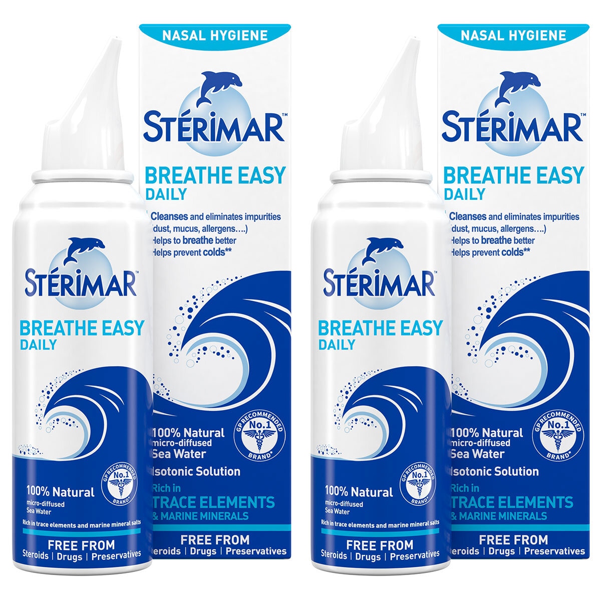 Sterimar Breathe Easy, 2 x 100ml GOODS Costco UK