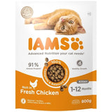 IAMS for Vitality Kitten Food Fresh Chicken   800g