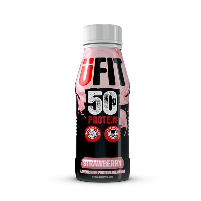 UFIT Strawberry 50g Protein Milkshake    500ml GOODS M&S   