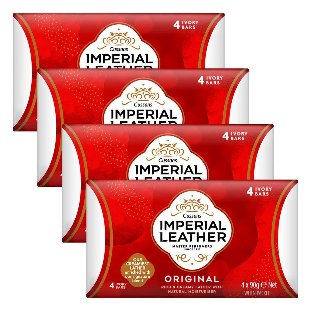 Imperial Leather Original Soap Bar 4 x 4 90G