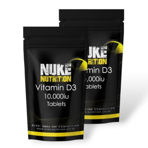 Nuke Nutrition Vitamin D3 Tablets 10,000iu -120ct