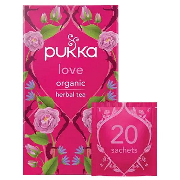 Pukka Herbs Love Organic Herbal Tea - 20 Teabags GOODS Superdrug   