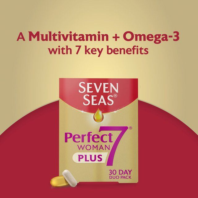 Seven Seas Perfect7 Woman Plus Multivitamins & Omega-3 30 Day Duo Pack   30 per pack GOODS M&S   