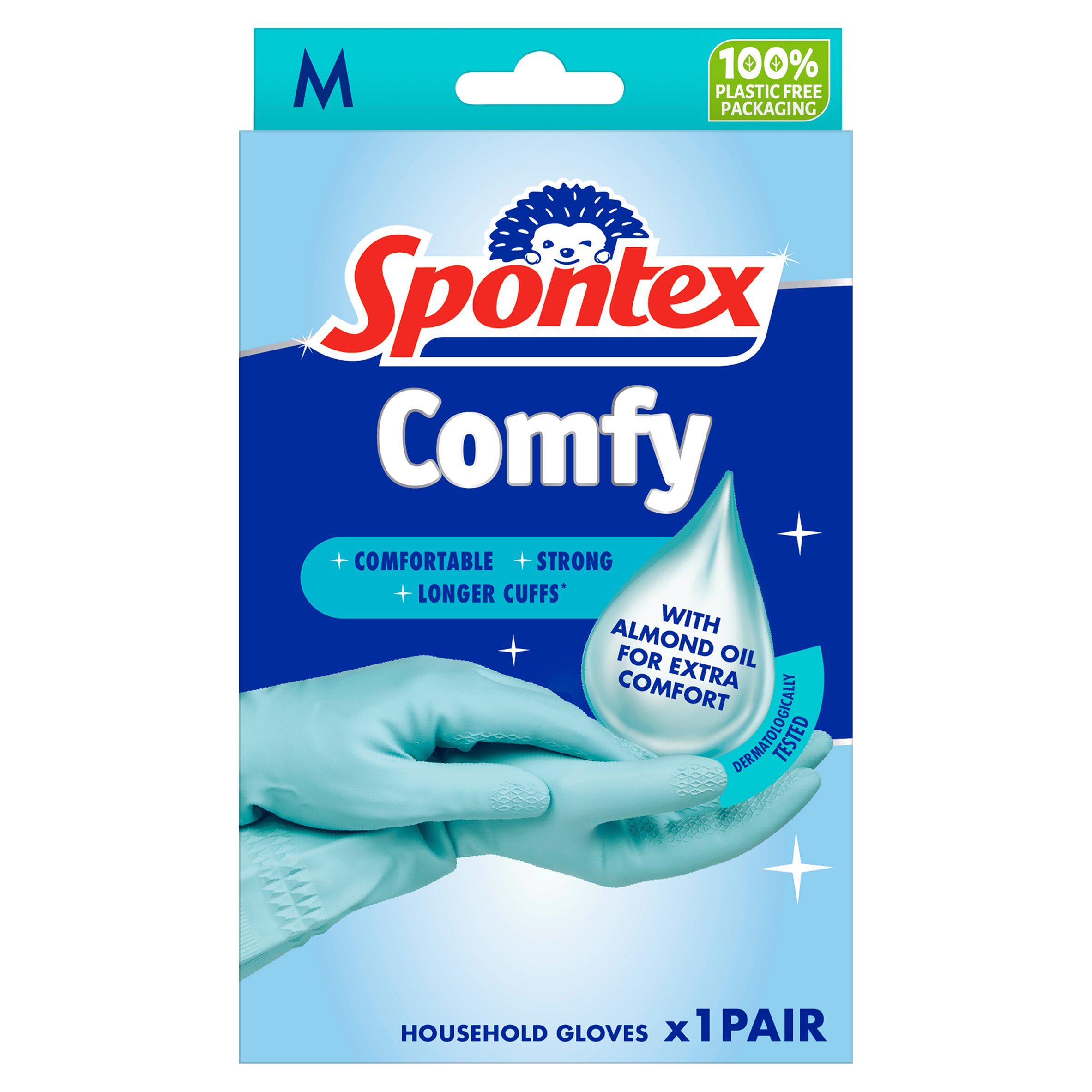 Spontex Soft Hands Gloves Medium Rubber gloves cloths & sponges Sainsburys   