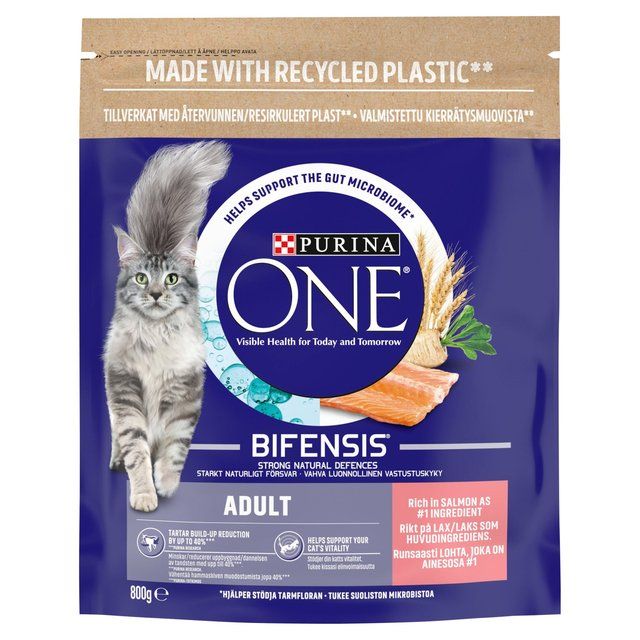 Purina One Salmon Dry Cat Food   800g GOODS M&S   