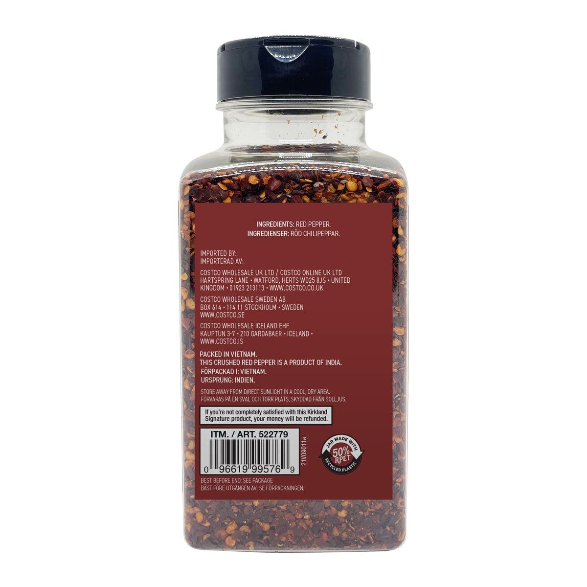 Kirkland Signature Crushed Red Pepper Flakes, 283g GOODS Costco UK