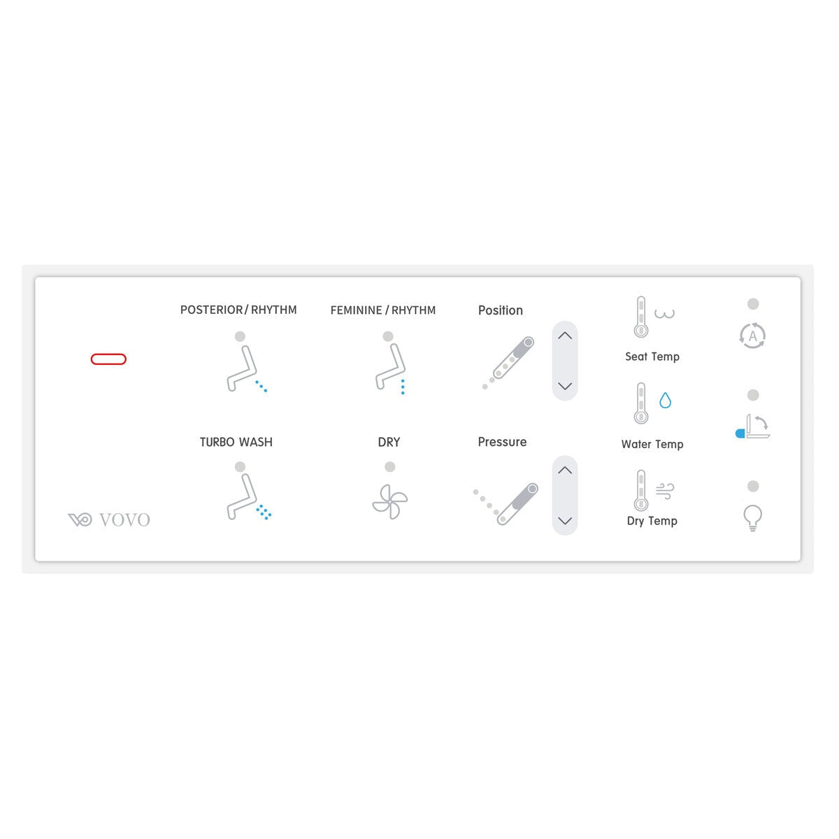 VOVO Smart Toilet in White - TCB-090SA with Vertical or Horizontal drainage GOODS Costco UK