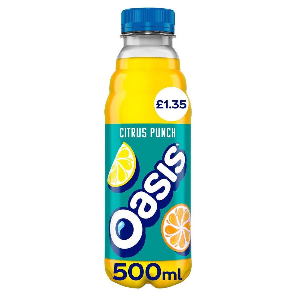 Oasis Citrus Punch PMP £1.35, 12 x 500ml