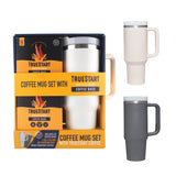 TrueStart Coffee Travel Mug Set with Coffee Bags in 2 Colours GOODS Costco UK