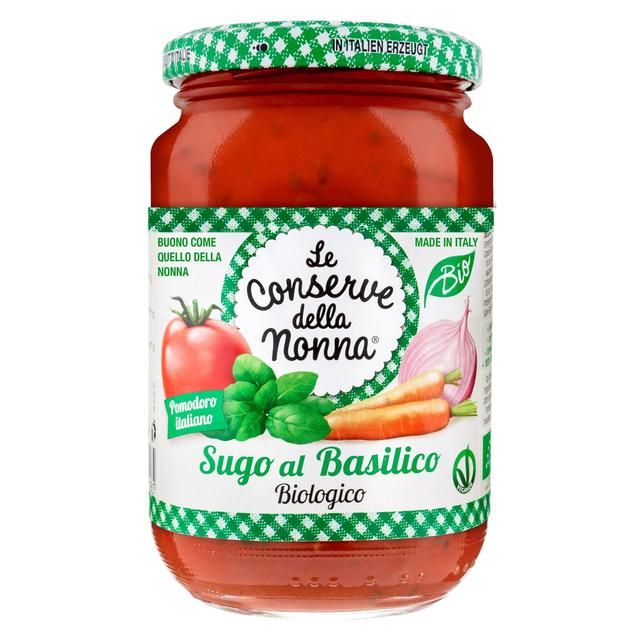 Le Conserve Della Nonna Organic Tomato & Basil Sauce   350g