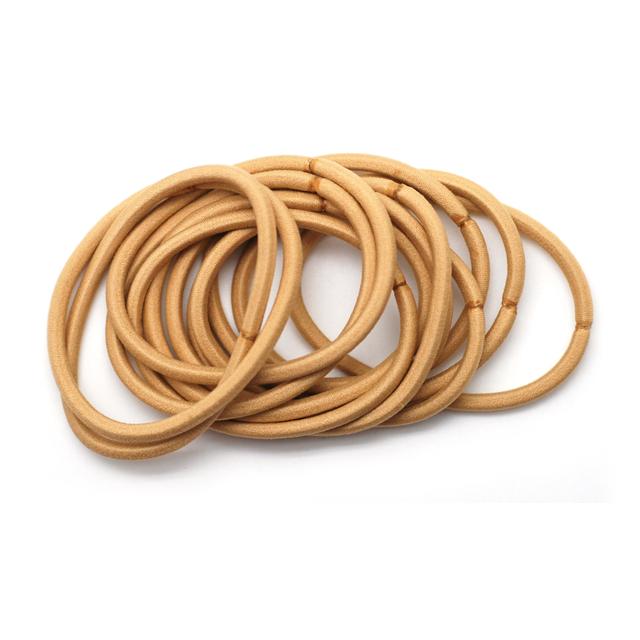 Thick Snag Free Hair Bands Blonde   12 per pack