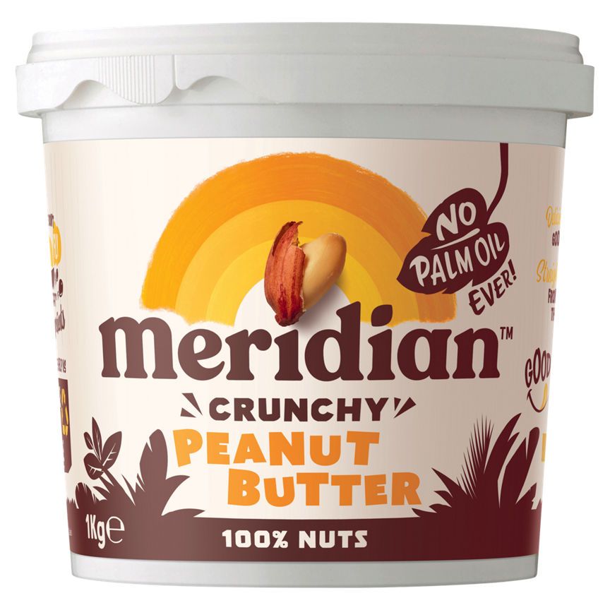 Meridian Crunchy Peanut Butter Palm Oil Free GOODS ASDA   