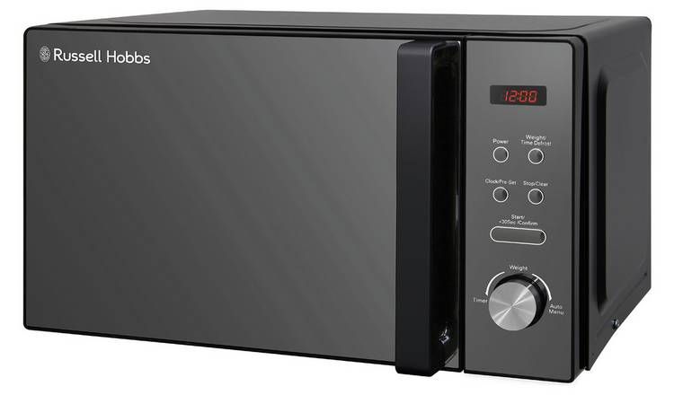 Russell Hobbs 800W Standard Microwave RHM2076B - Black