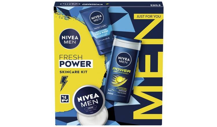 NIVEA MEN Fresh Power Skincare Gift Set GOODS Argos