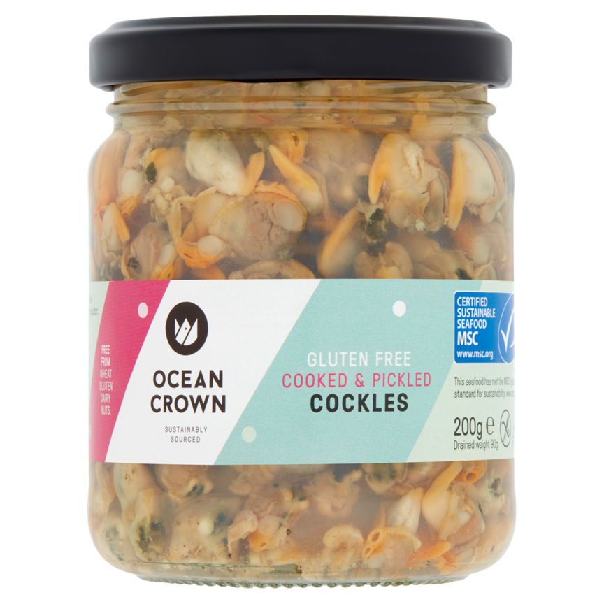 Ocean Crown Cooked and Pickled Cockles