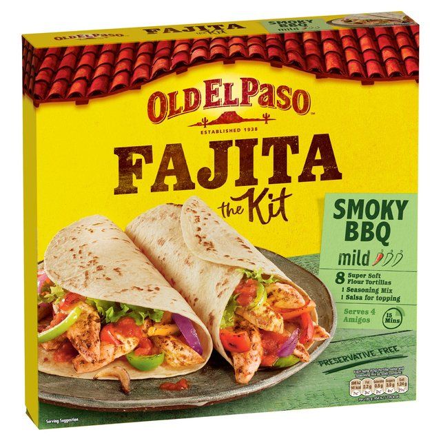 Old El Paso Mexican Smoky BBQ Fajita Kit   500g GOODS M&S   