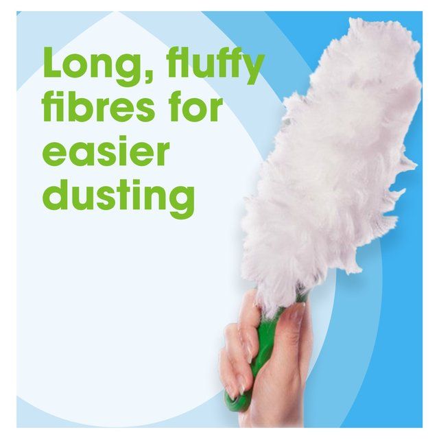 Pledge Dust It Fluffy Duster Starter Pack 1 Handle & 2 Refills GOODS M&S   