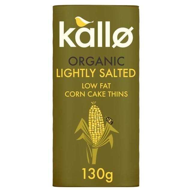 Kallo Organic Corn Cake Thins   130g