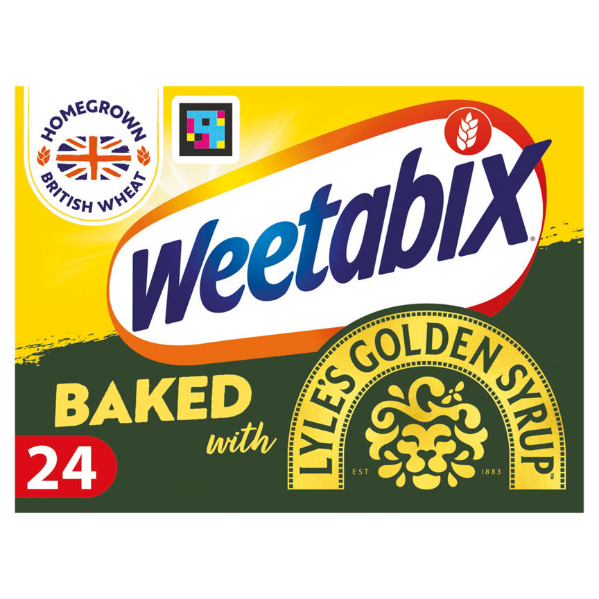 Weetabix 24 Biscuits with Lyle’s® Golden Syrup Cereals ASDA   