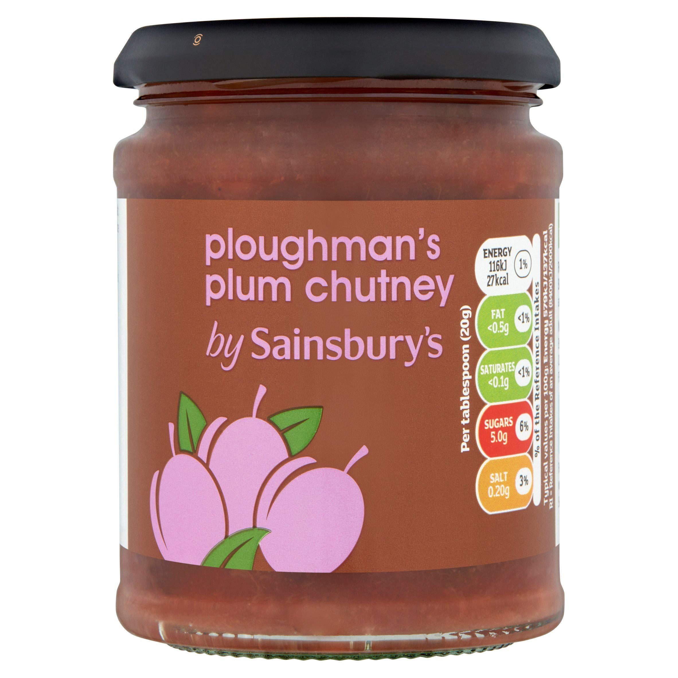 Sainsbury's Ploughmans Plum Chutney 310g GOODS Sainsburys   