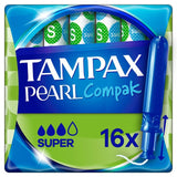 Tampax Pearl Compak Super Tampons   16 per pack GOODS M&S   