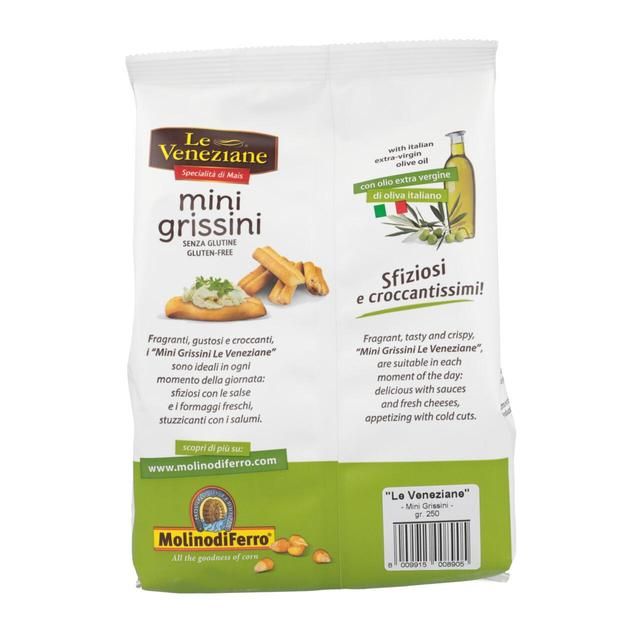 Le Veneziane Gluten Free Grissini Breadsticks   250g