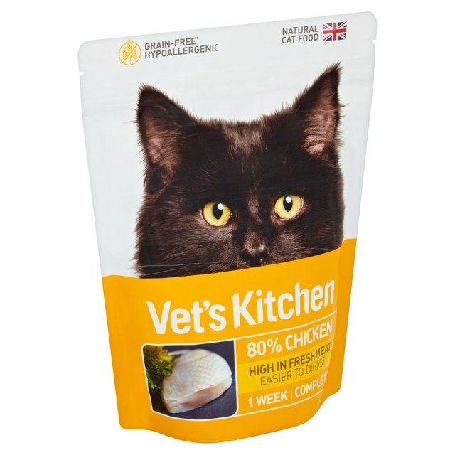 Vet's Kitchen Ultra Fresh Cat Food Chicken   385g GOODS M&S   