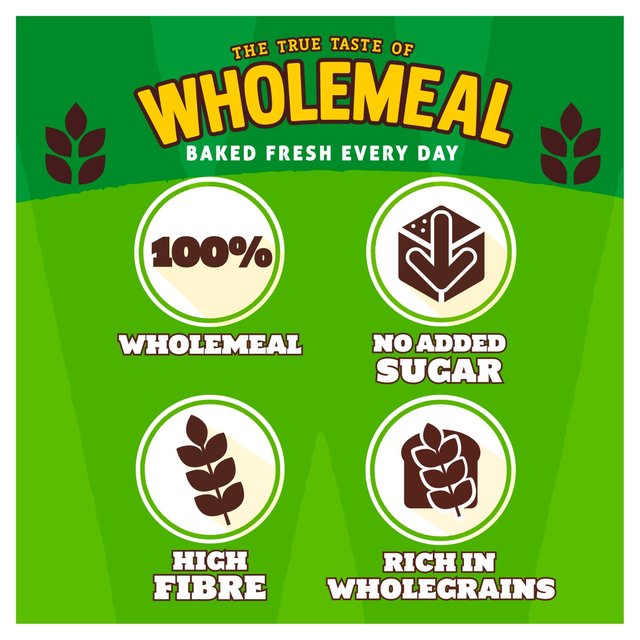 Warburtons Wholemeal Sliced Medium   800g GOODS M&S   