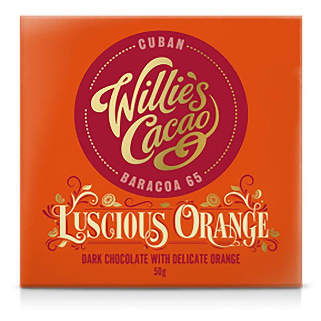 Willie's Cacao Dark Chocolate with Luscious Orange   50g