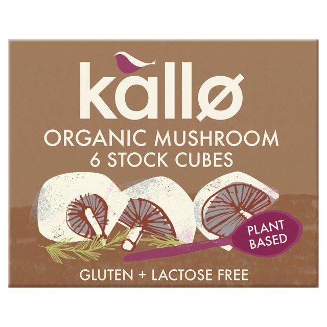 Kallo Organic Mushroom Stock Cubes   6 x 11g