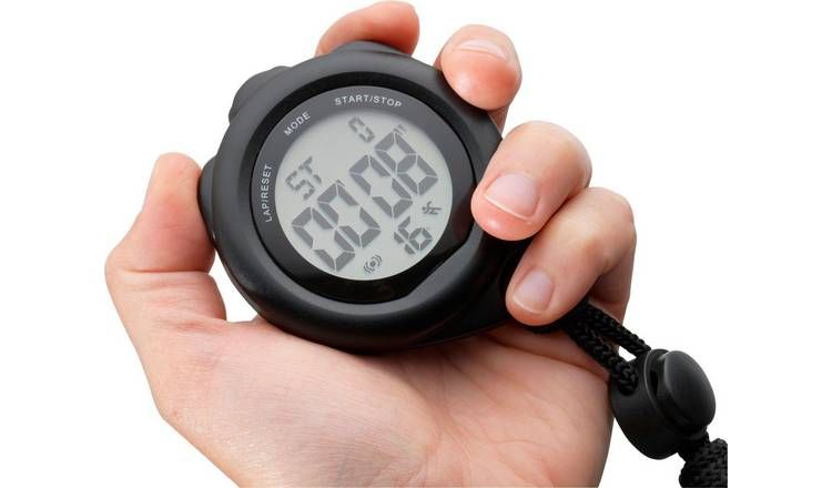 Peers Hardy Kid's Black Fabric Strap Sports StopWatch GOODS Argos