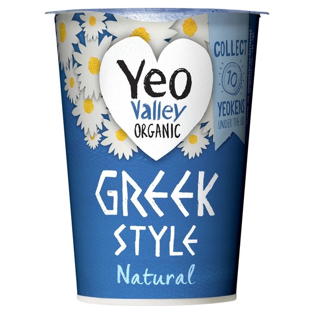 Yeo Valley Organic Greek Style Natural Yoghurt   450g