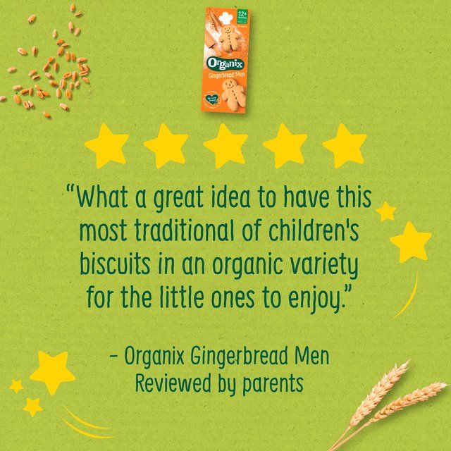 Organix Mini Organic Gingerbread Men 12 mths+   135g GOODS M&S   