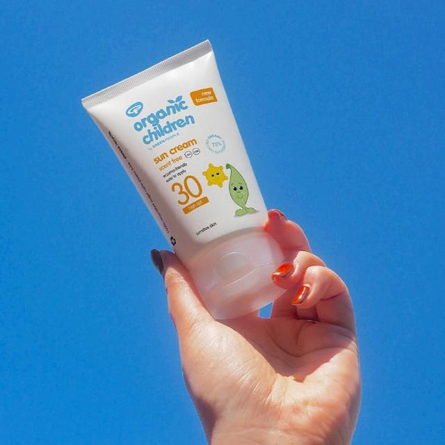 Organic Children SPF 30 Sun Cream Scent Free   150ml GOODS M&S   