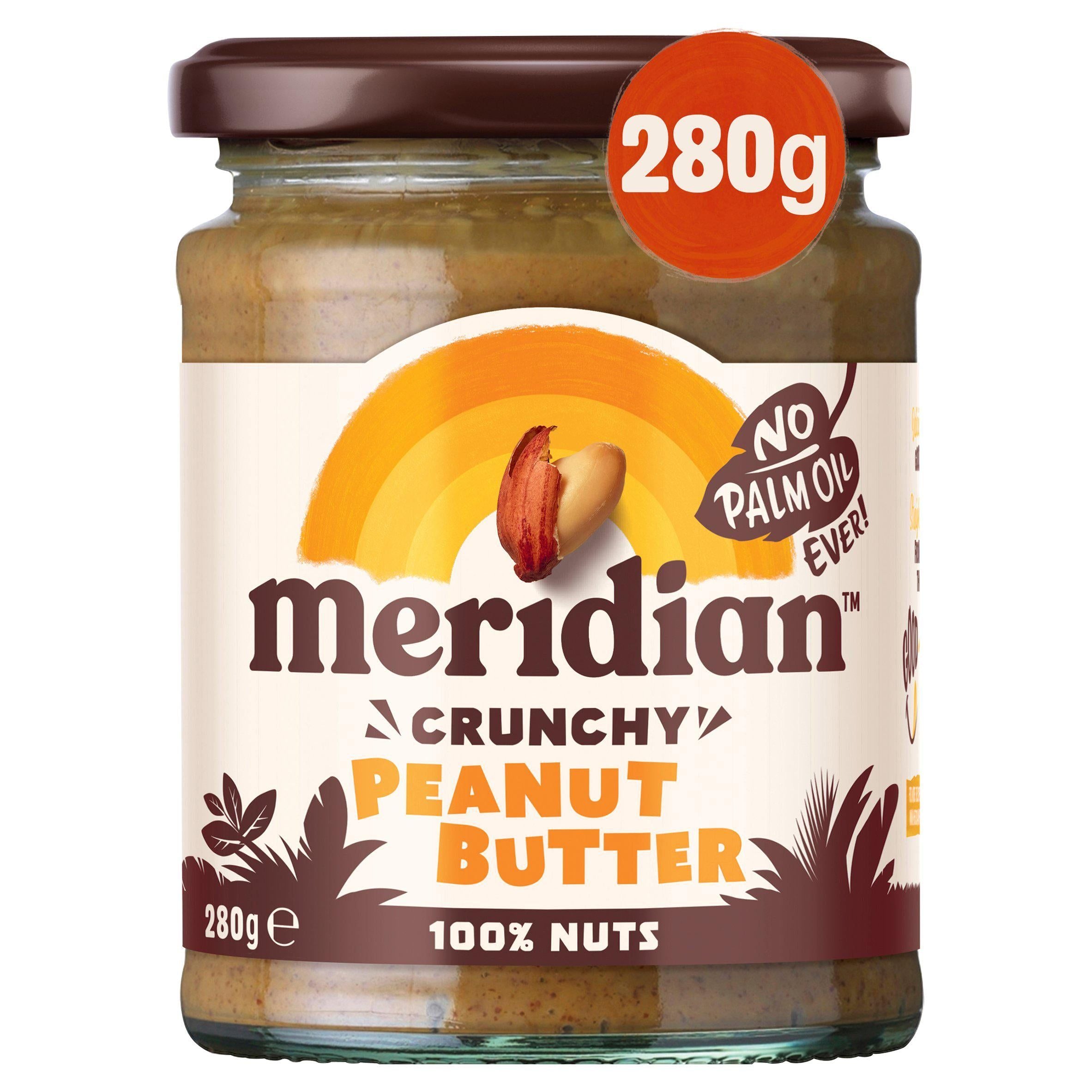 Meridian Crunchy Peanut Butter 280g Nut butter Sainsburys   