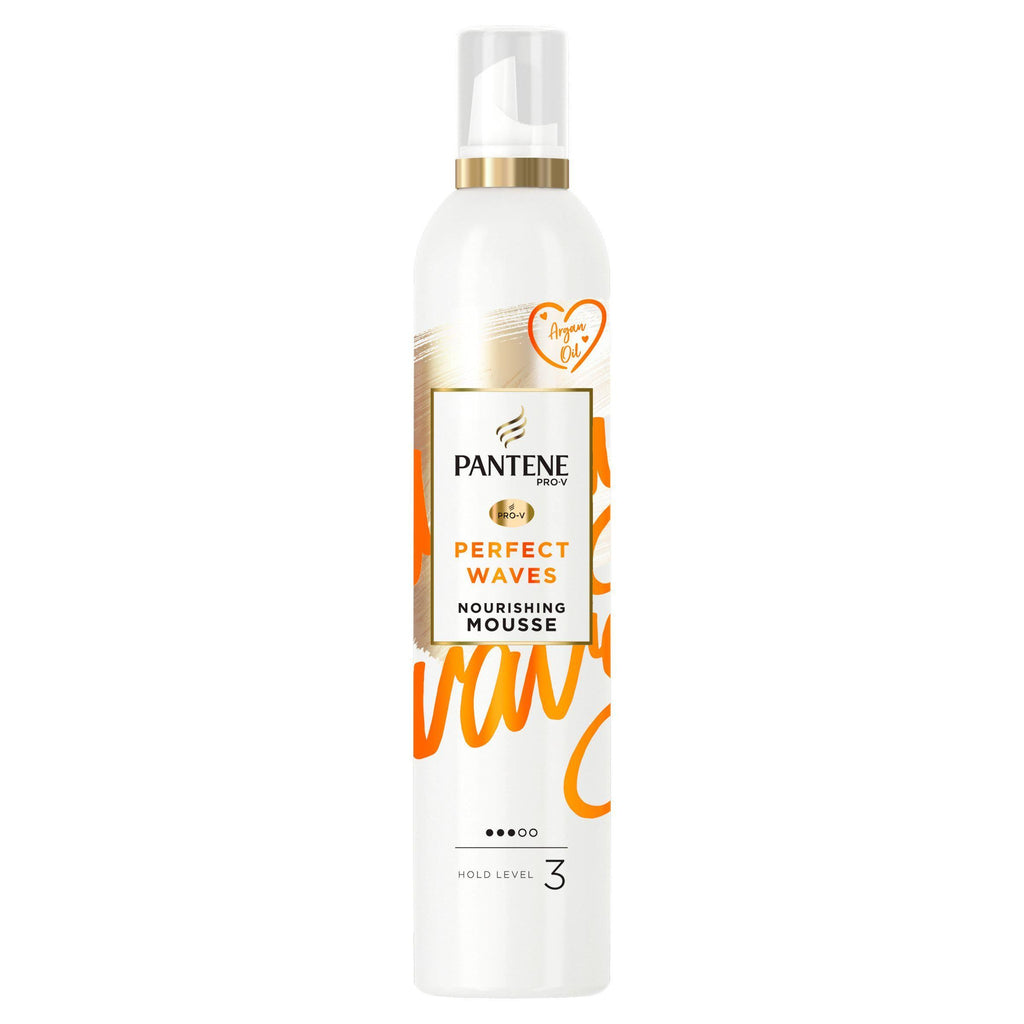 Pantene Pro-V Perfect Waves Nourishing & Heat Protection Hair Mousse with Argan Oil 200ml