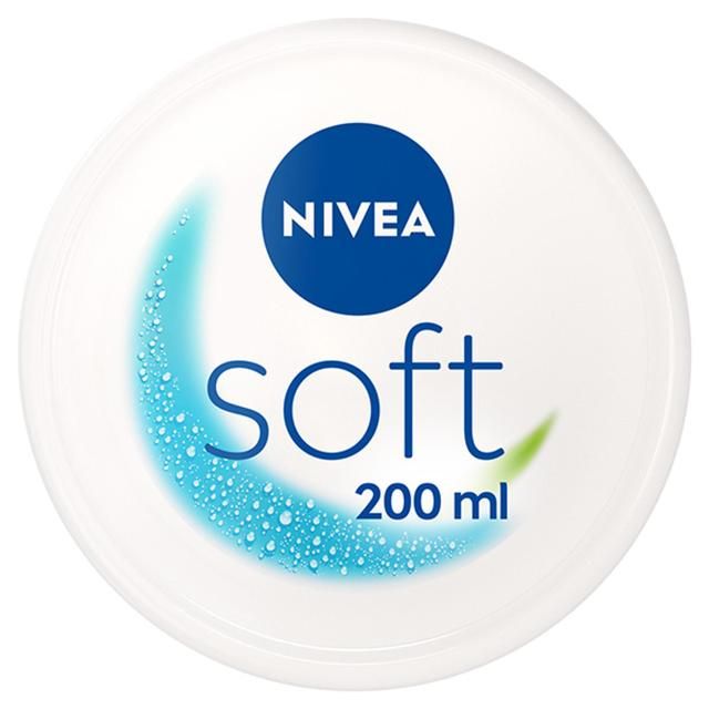 NIVEA Soft Moisturiser Cream for Face Hands & Body   200ml