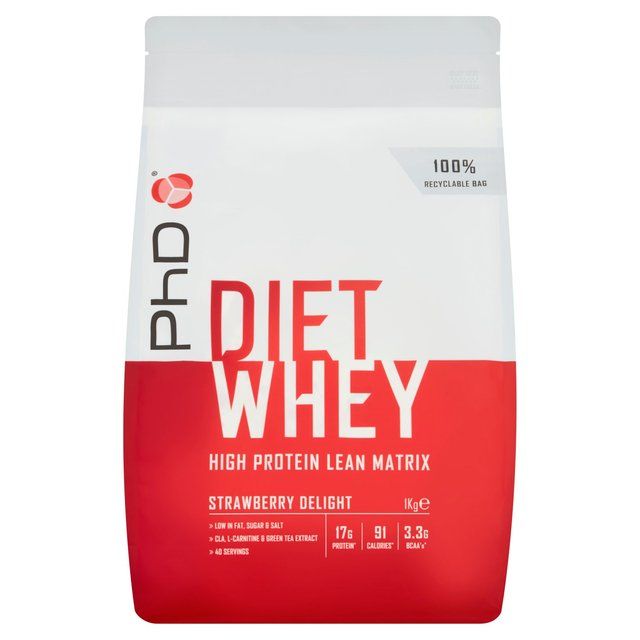 PhD Nutrition Strawberry Delight Diet Whey Powder   1kg